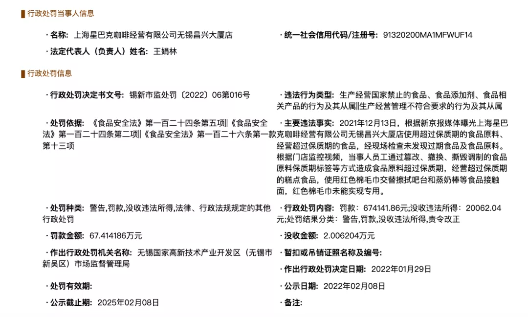 星巴克無錫門店食安違規罰137萬！連鎖咖啡衛生管理怎麼做？