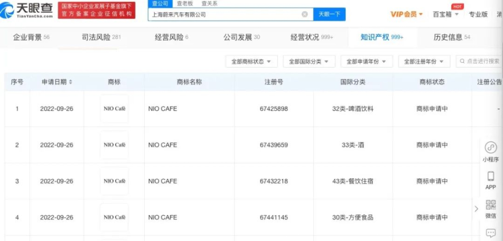 蔚來申請NIO CAFE商標！汽車品牌跨界咖啡的市場戰略解析
