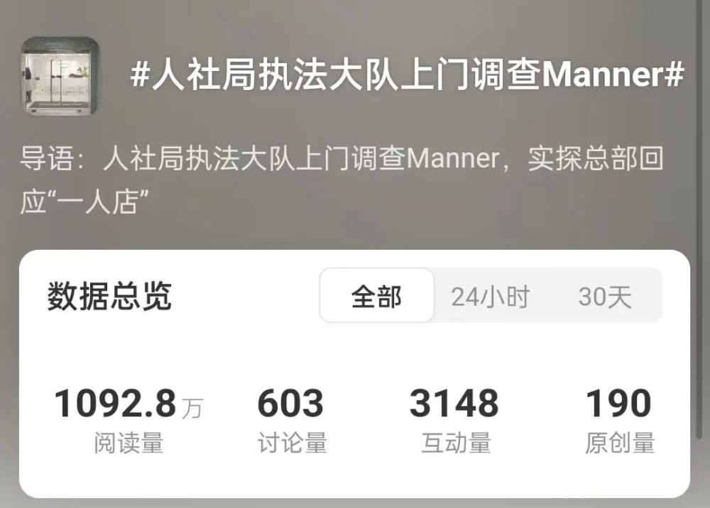 Manner咖啡社保風波掀議 1295門店與1225參保人數落差解析