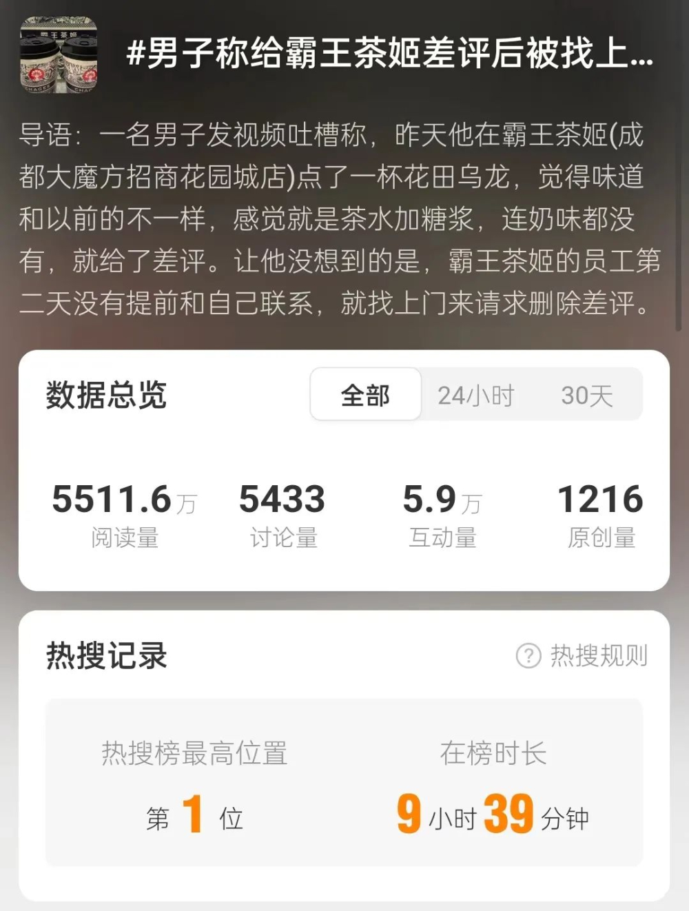 霸王茶姬差評事件解析:消費者評論權與門店服務考核的平衡點