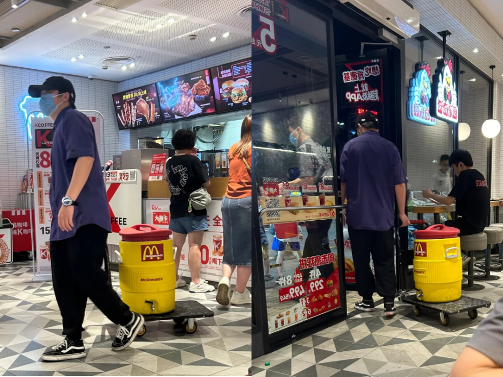 麥當勞肯德基員工互借冰塊，餐飲同行互助日常揭秘