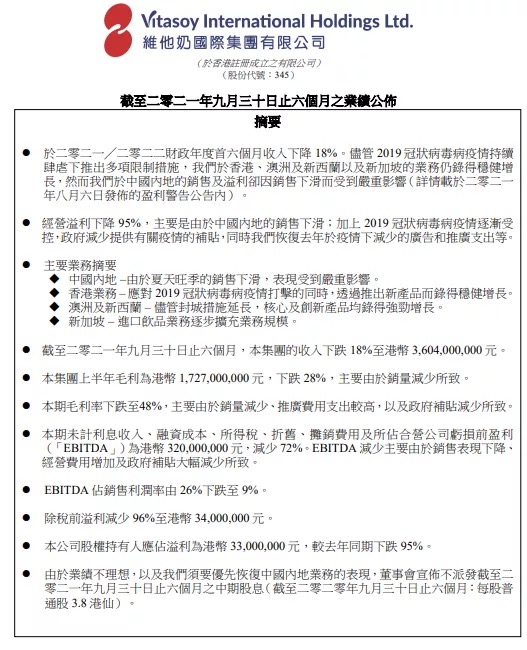 維他奶內地市場遇冷，植物奶品牌如何突破銷售瓶頸？